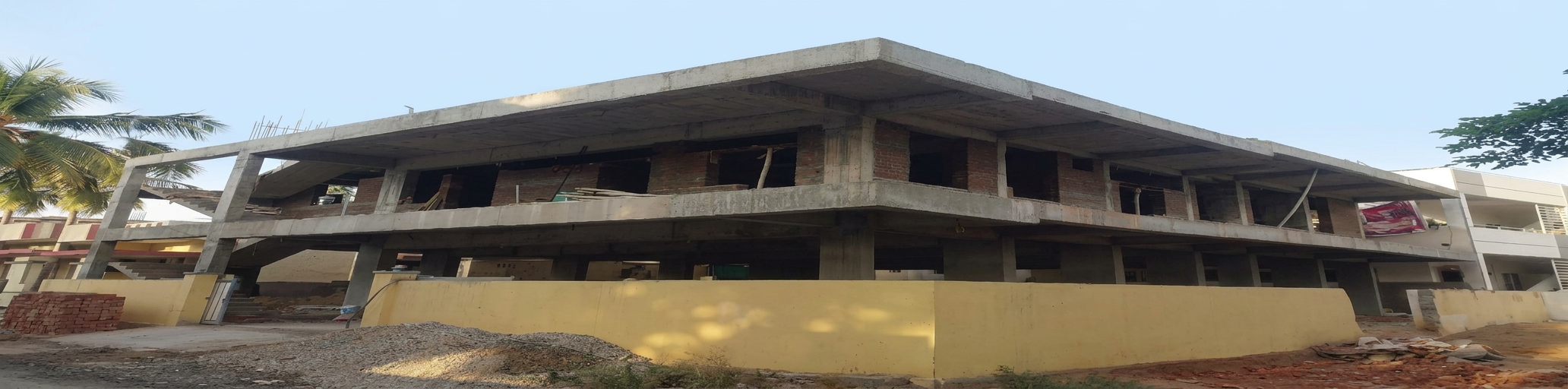 Proposed G+1 Building in Gangavathi, Gangavathi Tq, Koppal Dist. — by Basavashree Design & Constructions, Gangavathi.